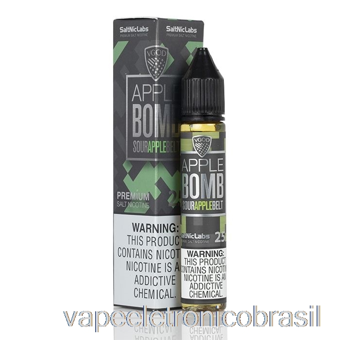 Vape Eletrônico Apple Bomb - Vgod E-líquido - 60ml 3mg